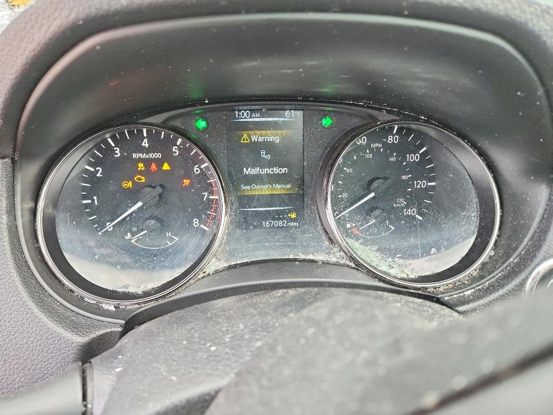 2017 Nissan Rogue VIN KNMAT2MV0HP556101 COPART salvage auction — FRONT END, MI - CERT OF TITLE-SALVAGE VEHICLE, sold $600 on 2026-07-02 (photo 9)
