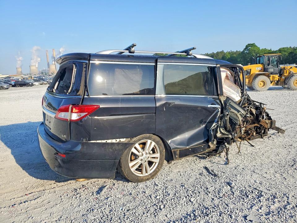 2012 Nissan Quest VIN JN8AE2KP6C9040406 COPART salvage auction — ROLLOVER, GA - CERT OF TITLE-SALVAGE, sold $350 on 2026-07-30 (photo 3)