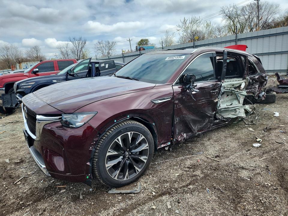2024 Mazda Cx-90 VIN JM3KKDHC7R1143115 COPART salvage auction — ALL OVER, Il - Salvage Certificate, sold $250 on 2026-07-24 (photo 1)