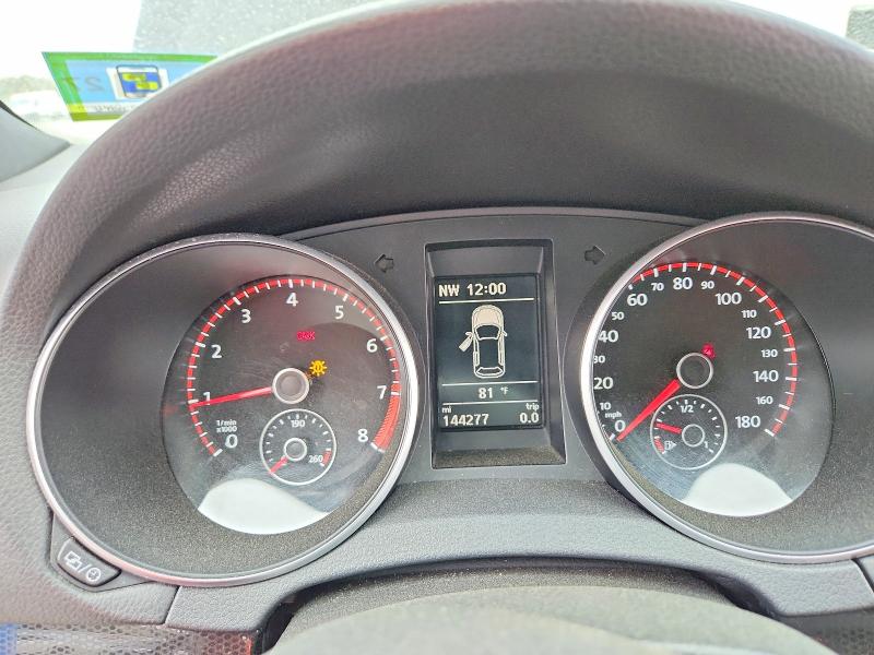 2014 Volkswagen Gti VIN WVWGD7AJ3EW007404 COPART salvage auction — FRONT END, Nj - Cert Of Title-Salvage, sold $1,100 on 2026-07-29 (photo 9)