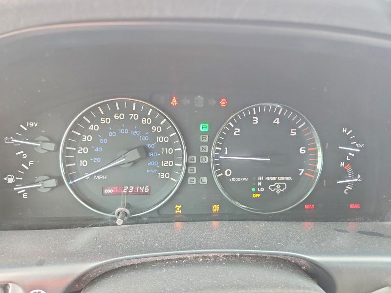 2004 Lexus Lx 470 VIN JTJHT00W943547090 COPART salvage auction — REAR END, Fl - Certificate Of Title (P), sold $11,400 on 2026-07-07 (photo 9)