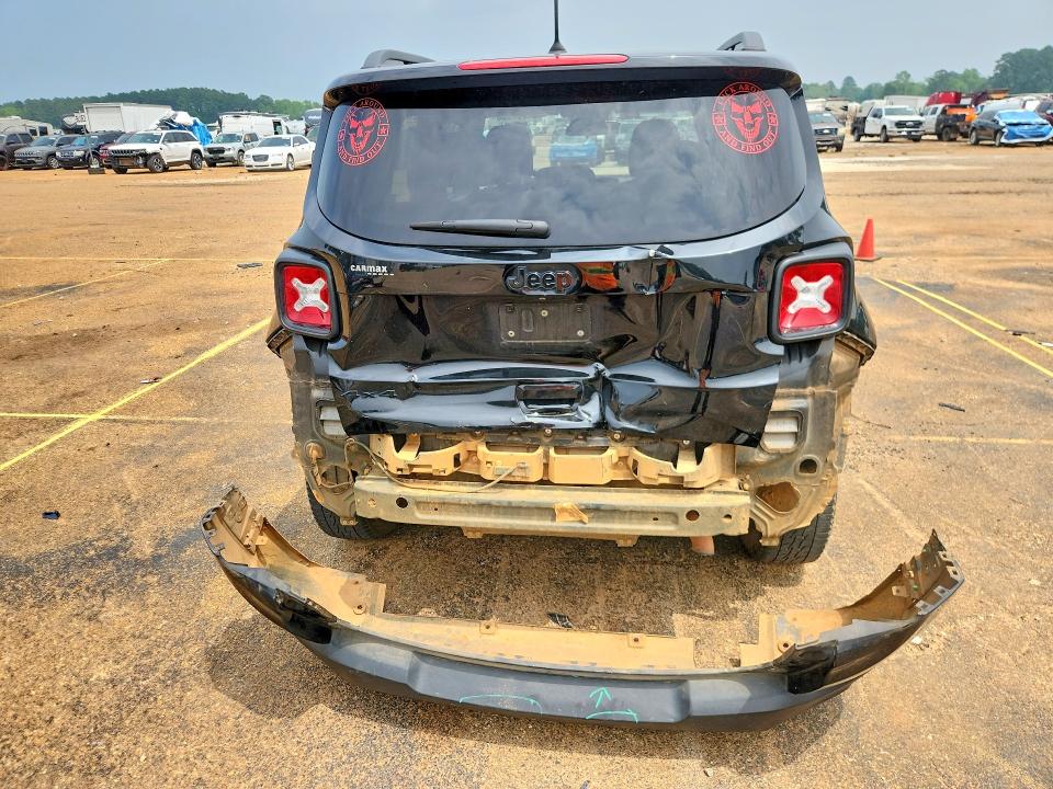 2020 Jeep Renegade VIN ZACNJBAB3LPL08175 COPART salvage auction — REAR END, Tx - Salvage Vehicle Title, sold $1,450 on 2026-07-20 (photo 6)