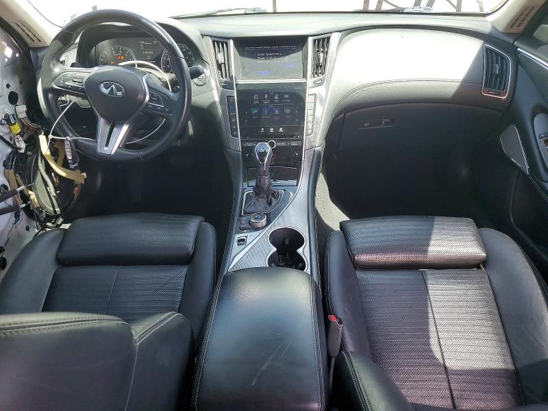 2019 Infiniti Q50 VIN JN1EV7AR1KM553333 COPART salvage auction — UNDERCARRIAGE, Ca - Salvage Certificate, sold $5,300 on 2026-07-07 (photo 8)