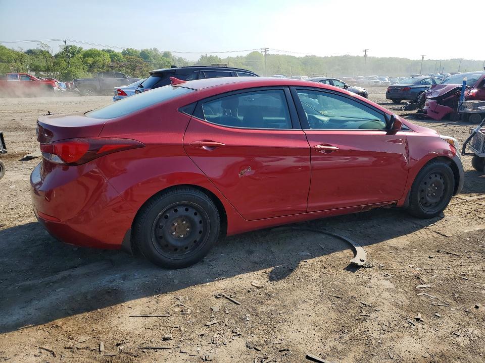 2014 Hyundai Elantra VIN 5NPDH4AE3EH541355 COPART salvage auction — SIDE, Ny - Certificate Of Title, sold $650 on 2026-07-02 (photo 3)