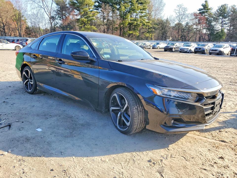 2021 Honda Accord VIN 1HGCV1F4XMA118993 COPART salvage auction — FRONT END, Id - Salvage Certificate Of Title, sold $5,900 on 2026-07-02 (photo 4)