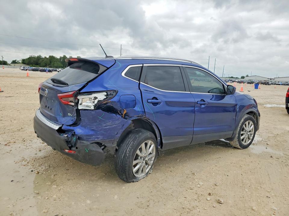 2022 Nissan Rogue VIN JN1BJ1BVXNW345452 COPART salvage auction — REAR END, Tx - Salvage Vehicle Title, sold $2,900 on 2026-07-02 (photo 3)