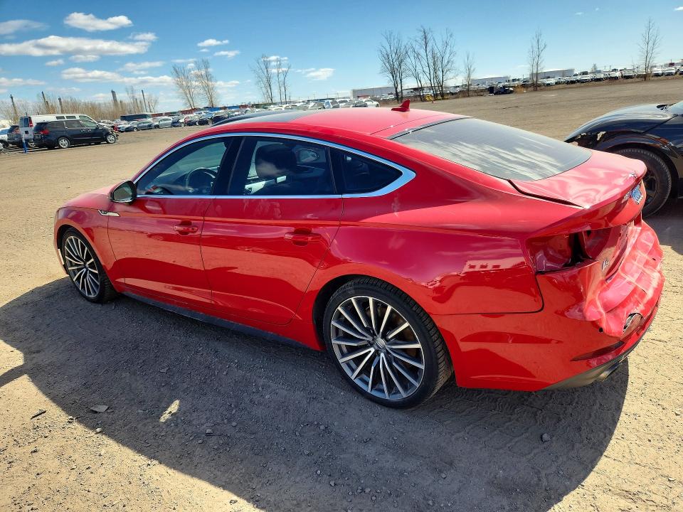 2019 Audi A5 VIN WAUENCF58KA045306 COPART salvage auction — REAR END, Qc - Gravement Accidente, sold $3,950 on 2026-07-28 (photo 2)