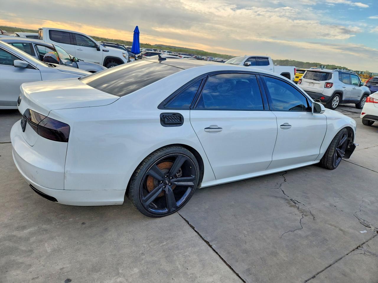 2017 Audi A8 VIN WAU43AFD3HN016133 COPART salvage auction — Front End, TX - CERTIFICATE OF TITLE (P), sold $1,950 on 2026-07-09 (photo 3)