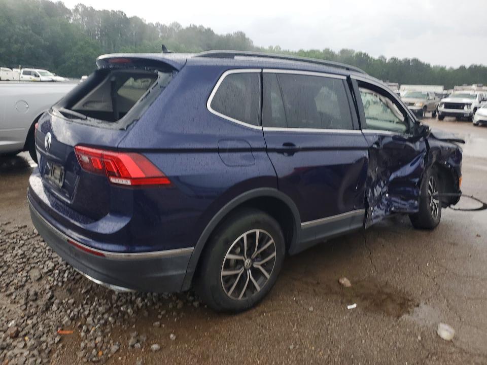 2021 Volkswagen Tiguan VIN 3VV3B7AX7MM012923 COPART salvage auction — FRONT END, Ms - Cert Of Title-Salvaged, sold $3,650 on 2026-07-03 (photo 3)