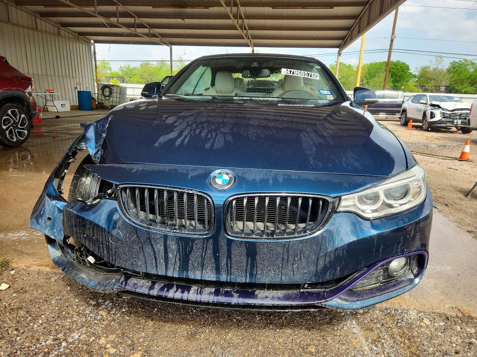 2016 BMW 4 series VIN WBA3V7C55G5A26704 COPART salvage auction — FRONT END, Tx - Certificate Of Title, sold $2,200 on 2026-07-16 (photo 5)