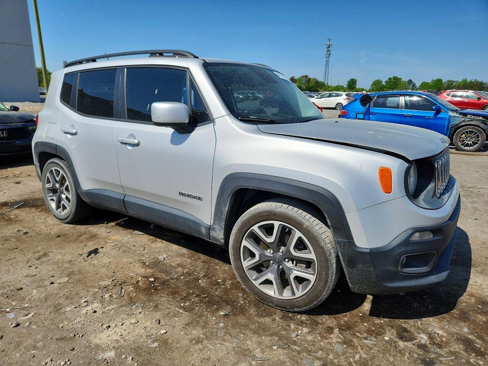2016 Jeep Renegade VIN ZACCJABT9GPD97221 COPART salvage auction — SIDE, Va - Cert Of Title - Salvage, sold $1,100 on 2026-07-15 (photo 4)