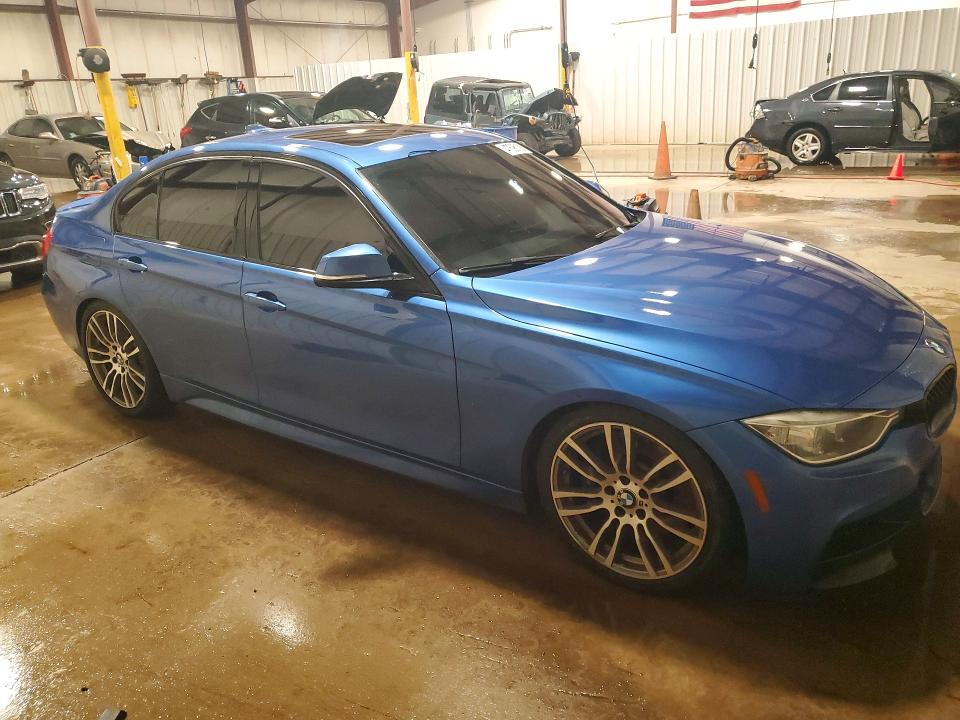 2014 BMW 3er VIN WBA3A9C52EF686341 COPART salvage auction — FRONT END, MD - CERT OF SALVAGE < 75% DAMAGE, sold $6,600 on 2026-07-14 (photo 4)