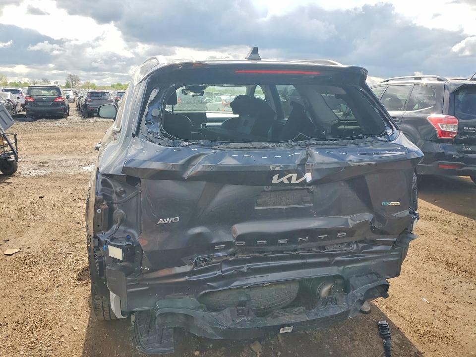 2022 Kia Sorento VIN KNDRGDLG4N5081887 COPART salvage auction — REAR END, Il - Salvage Certificate, sold $7,400 on 2026-07-02 (photo 6)