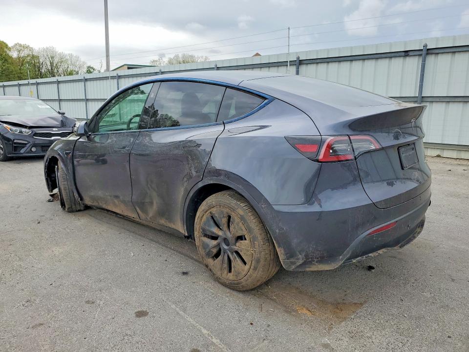 2025 Tesla Model y VIN 7SAYGDEE6SA361344 COPART salvage auction — FRONT END, Nj - Cert Of Title-Salvage, sold $12,300 on 2026-07-14 (photo 2)