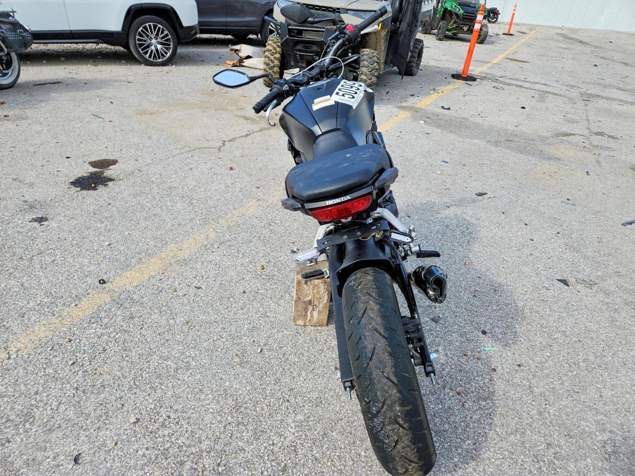 2025 Honda CBF300 VIN MLHNC5554S5500504 COPART salvage auction — Front End, MO - SALVAGE CERTIFICATE OF TITLE, sold $1,100 on 2026-06-25 (photo 4)