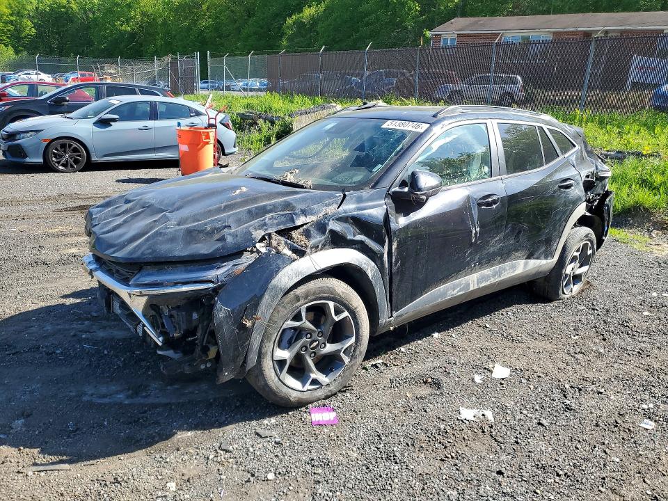 2025 Chevrolet Trax VIN KL77LHEP3SC232536 COPART salvage auction — ROLLOVER, Tn - Non-Repairable Certificate, sold $3,750 on 2026-07-09 (photo 1)