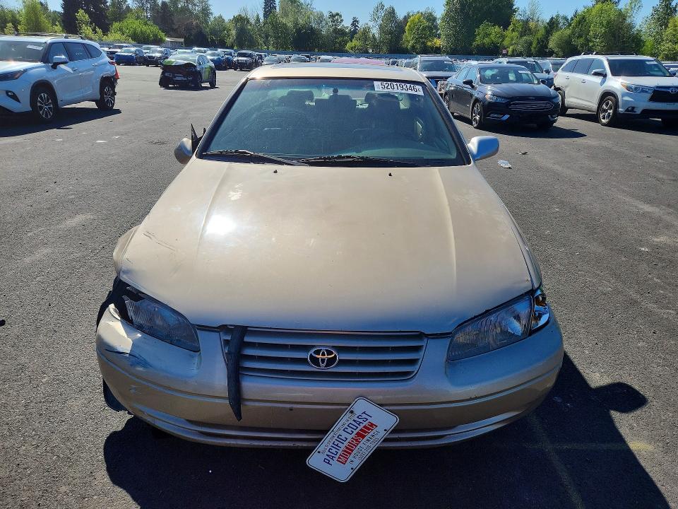 1998 Toyota Camry VIN JT2BG28K8W0250156 COPART salvage auction — FRONT END, Or - Salvage Title Certificate, sold $225 on 2026-07-22 (photo 5)