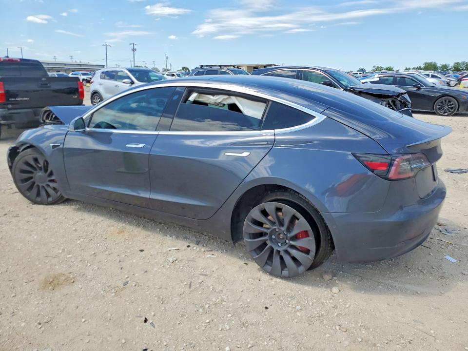 2020 Tesla Model 3 VIN 5YJ3E1ECXLF623610 COPART salvage auction — FRONT END, Tx - Salvage Vehicle Title, sold $3,150 on 2026-07-23 (photo 2)