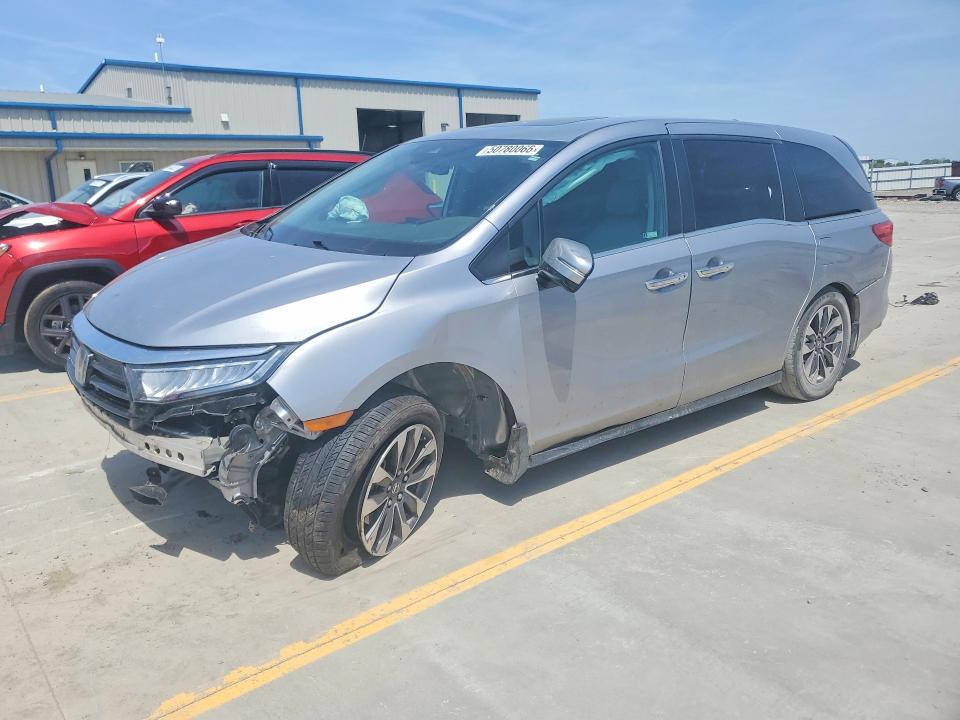 2022 Honda Odyssey VIN 5FNRL6H79NB059303 COPART salvage auction — FRONT END, KY - CERT OF TITLE-SALVAGE, sold $4,350 on 2026-07-09 (photo 1)