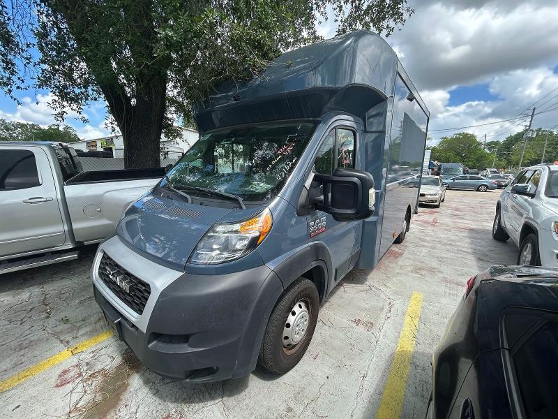 2022 Ram Promaster 3500 VIN 3C7WRVMG1NE117124 COPART salvage auction — DAMAGE HISTORY, Fl - Certificate Of Title (P), sold $8,100 on 2026-07-30 (photo 2)