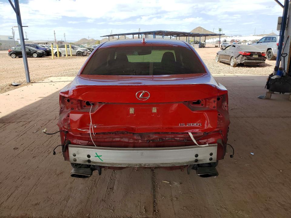 2017 Lexus Is VIN JTHBA1D23H5048631 COPART salvage auction — FRONT END, Az - Cert Of Title - Salvage, sold $3,950 on 2026-07-02 (photo 6)
