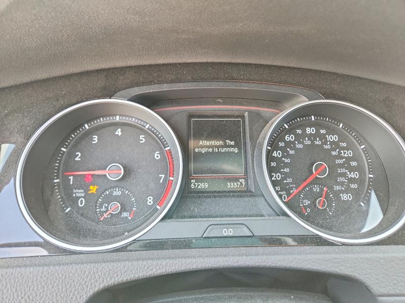2020 Volkswagen Gti VIN 3VW5T7AU8LM008904 COPART salvage auction — SIDE, Tx - Salvage Vehicle Title, sold $7,600 on 2026-07-09 (photo 9)