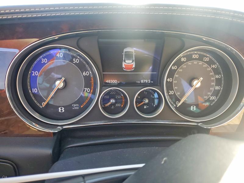 2014 Bentley Continental VIN SCBGC3ZA9EC094424 COPART salvage auction — FRONT END, Nv - Dis/Dlr/Exp Only Salvage Title, sold $17,400 on 2026-07-29 (photo 9)