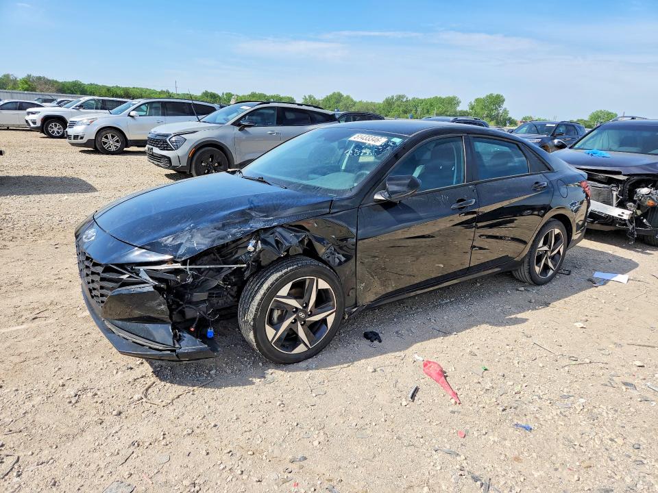 2023 Hyundai Elantra VIN KMHLS4AG0PU405736 COPART salvage auction — FRONT END, Ms - Cert Of Title-Salvaged, sold $4,100 on 2026-07-14 (photo 1)