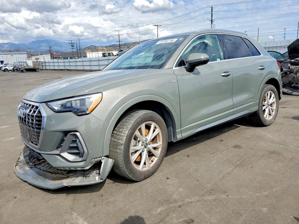 2022 Audi Q3 VIN WA1DECF37N1148504 COPART salvage auction — FRONT END, Salvage Title, sold $7,900 on 2026-07-22 (photo 1)