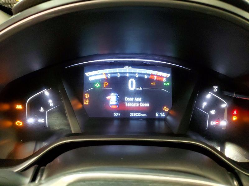 2018 Honda Cr-v VIN 7FARW2H59JE096722 COPART salvage auction — FRONT END, In - Certificate Of Title (P), sold $7,500 on 2026-07-30 (photo 9)