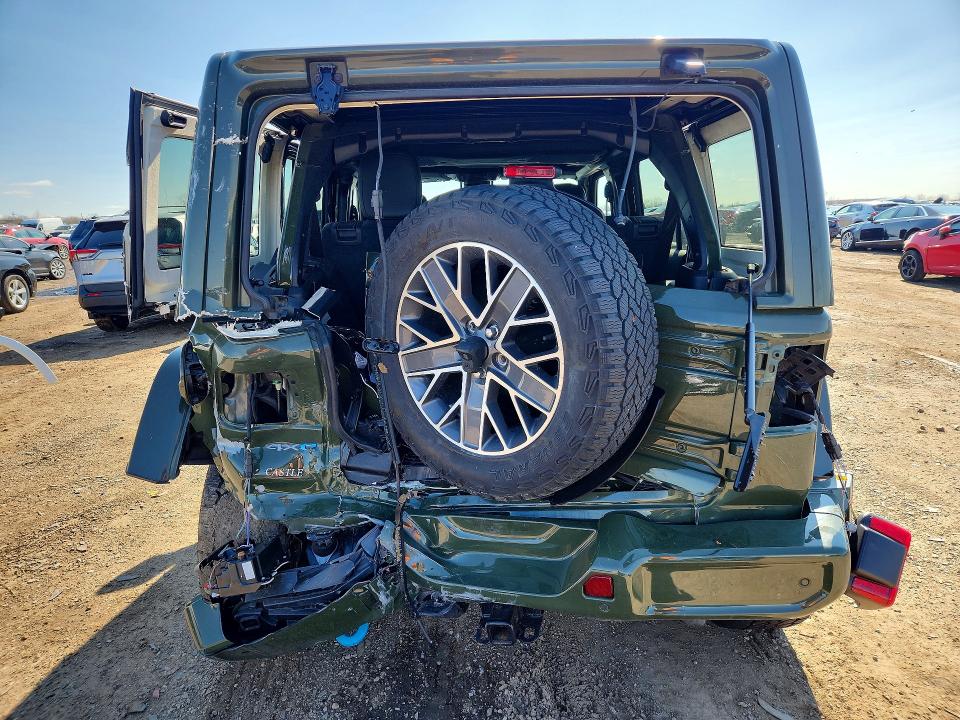 2024 Jeep Wrangler / VIN 1C4RJXU64RW198278 COPART salvage auction — REAR END, Il - Salvage Certificate, sold $10,800 on 2026-07-28 (photo 6)