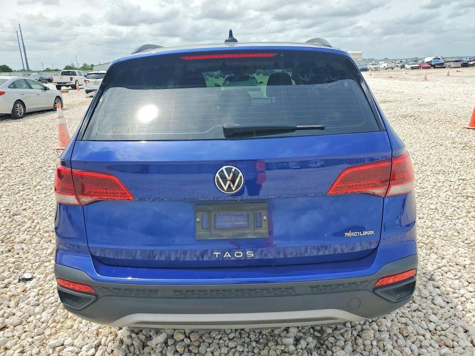 2023 Volkswagen Taos VIN 3VVDX7B28PM326464 COPART salvage auction — FRONT END, Tx - Salvage Vehicle Title, sold $4,400 on 2026-07-02 (photo 6)
