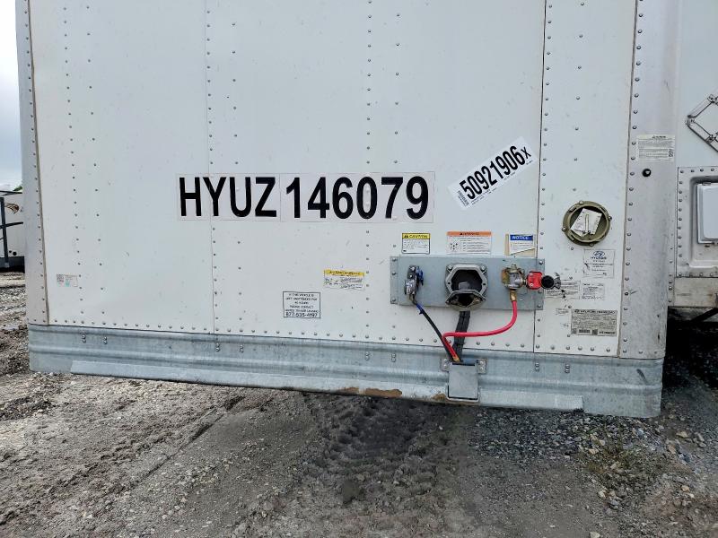 2025 Hyun Trailer VIN 3H3V532K2SS146079 COPART salvage auction — ROOF, Tx - Salvage Vehicle Title, sold $7,100 on 2026-08-13 (photo 8)