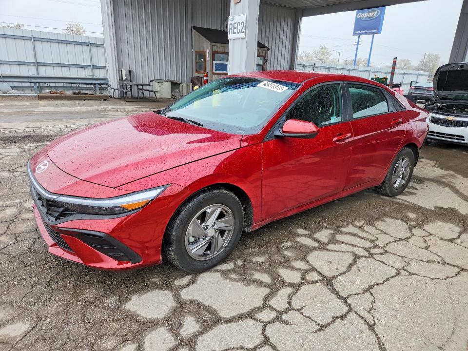 2025 Hyundai Elantra VIN KMHLL4DG0SU922889 COPART salvage auction — REAR END, In - Cert Of Title-Salvage Title, sold $7,400 on 2026-07-20 (photo 1)