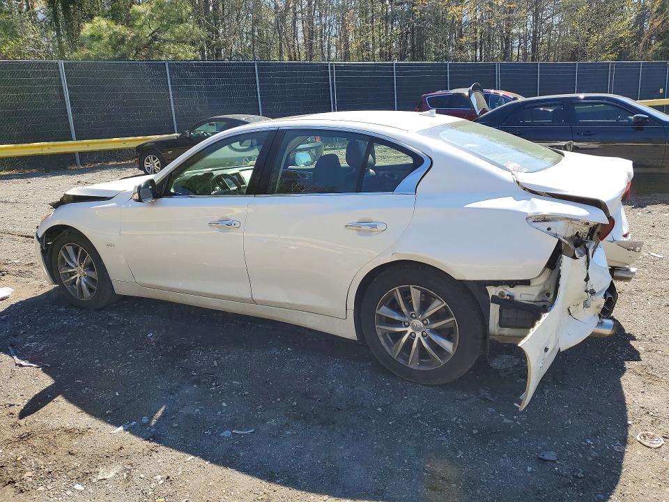 2016 Infiniti Q50 VIN JN1CV7AP4GM201635 COPART salvage auction — REAR END, MD - CERT OF SALVAGE > 75% DAMAGE, sold $625 on 2026-07-10 (photo 2)