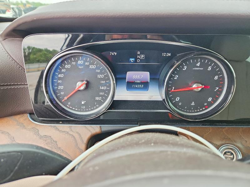 2017 Mercedes-benz E-klasse VIN WDDZF4JBXHA219301 COPART salvage auction — FRONT END, Tn - Salvage Certificate, sold $6,400 on 2026-07-15 (photo 9)