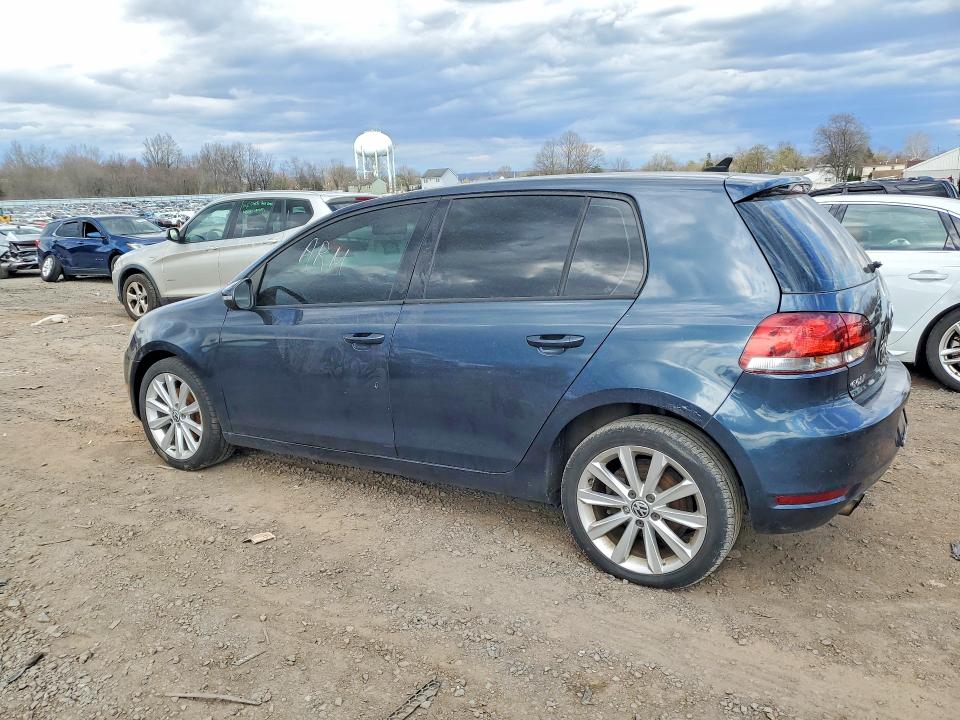 2012 Volkswagen Golf VIN WVWNM7AJ2CW037384 COPART salvage auction — MECHANICAL, Nj - Certificate Of Title (P), sold $1,550 on 2026-07-31 (photo 2)