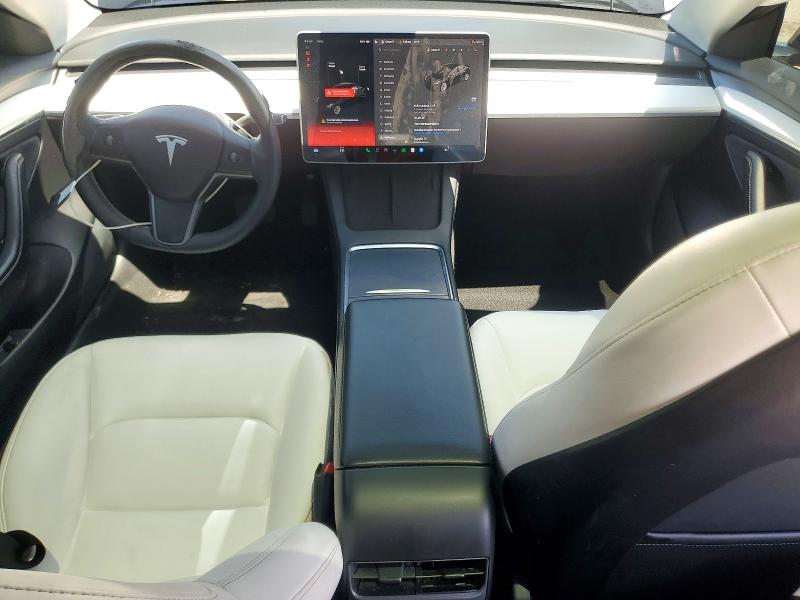 2021 Tesla Model 3 VIN 5YJ3E1EB2MF082142 COPART salvage auction — REAR END, Ca - Salvage Certificate, sold $5,100 on 2026-07-02 (photo 8)