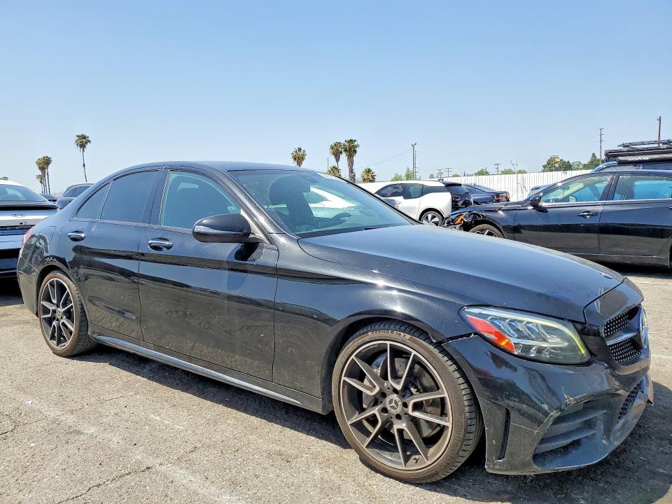 2019 Mercedes-benz C-klasse VIN WDDWF8DB5KR457085 COPART salvage auction — FRONT END, Ca - Salvage Certificate, sold $6,800 on 2026-07-02 (photo 4)
