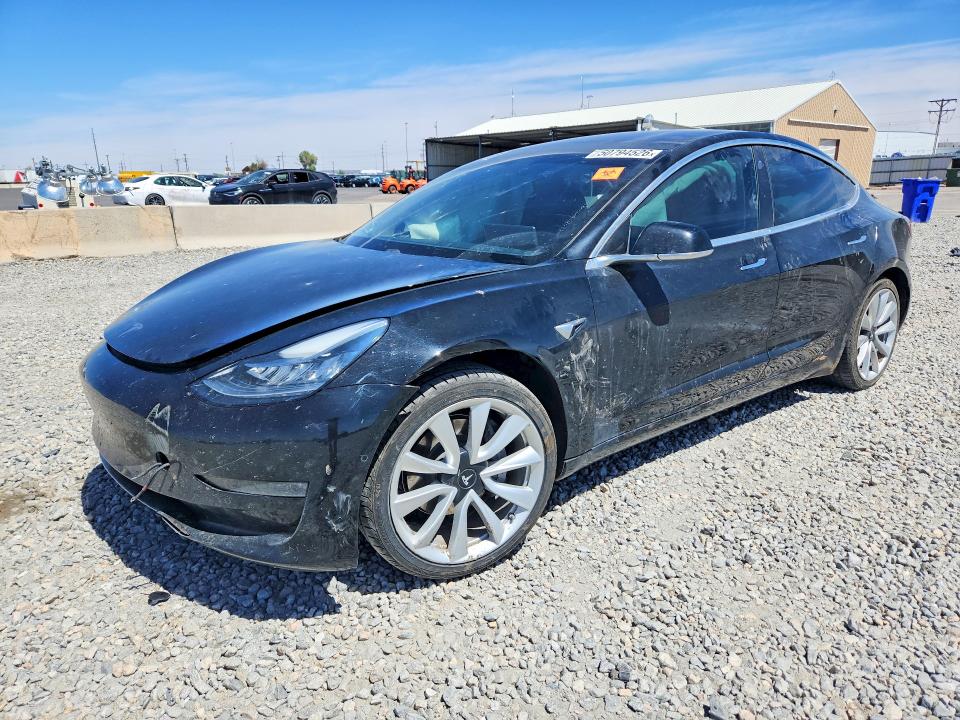 2018 Tesla Model 3 VIN 5YJ3E1EA3JF176243 COPART salvage auction — FRONT END, Co - Public - Salvage Title, sold $3,400 on 2026-07-07 (photo 1)