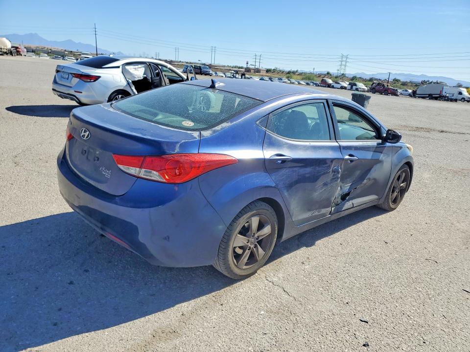 2013 Hyundai Elantra VIN KMHDH4AEXDU685016 COPART salvage auction — SIDE, Az - Cert Of Title - Salvage, sold $175 on 2026-07-31 (photo 3)