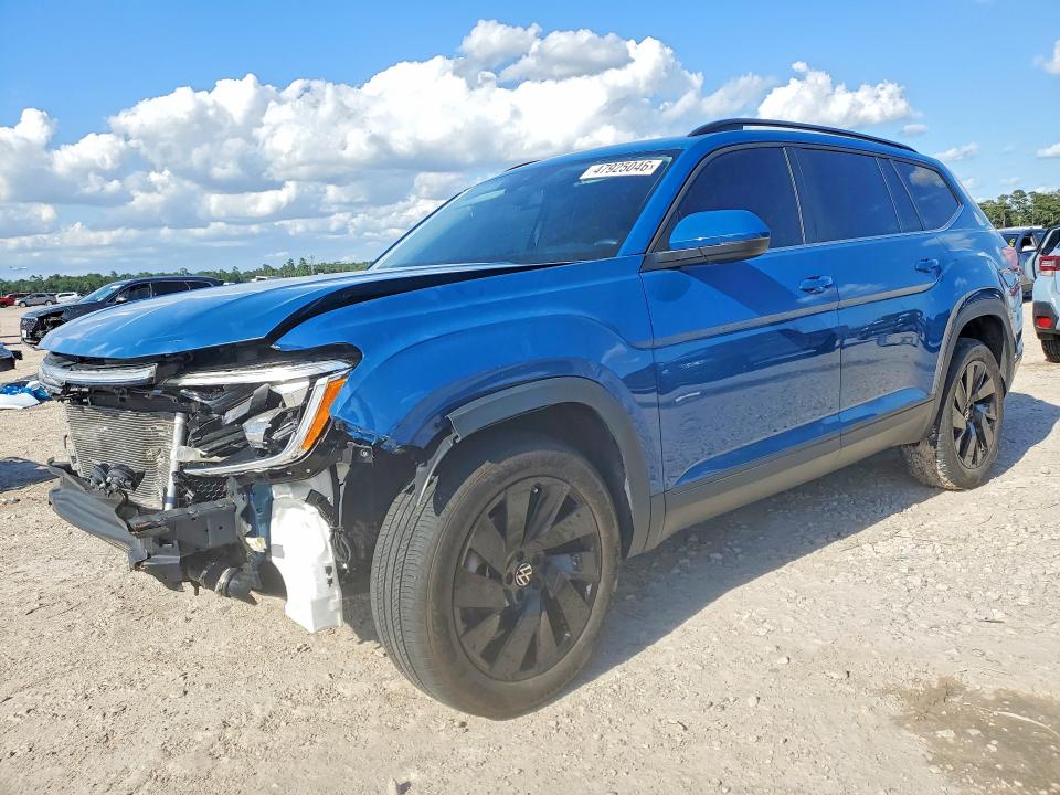 2025 Volkswagen Atlas VIN 1V2JR2CA4SC532734 COPART salvage auction — FRONT END, Ga - Cert Of Title-Salvage, sold $14,500 on 2026-07-02 (photo 1)