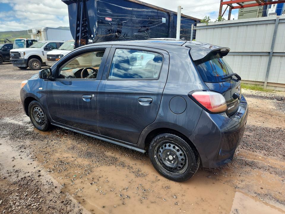 2024 Mitsubishi Mirage VIN ML32AUHJ4RH010073 COPART salvage auction — WATER/FLOOD, HI - CERTIFICATE OF SALVAGE (P), sold $2 on 2026-07-20 (photo 2)