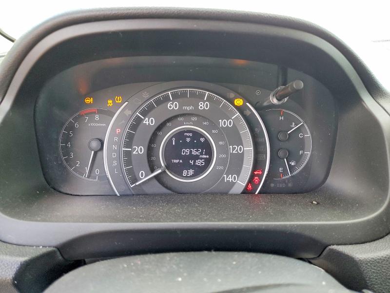 2016 Honda Cr-v VIN 2HKRM4H76GH609563 COPART salvage auction — REAR END, MD - CERT OF SALVAGE > 75% DAMAGE, sold $5,200 on 2026-07-02 (photo 9)
