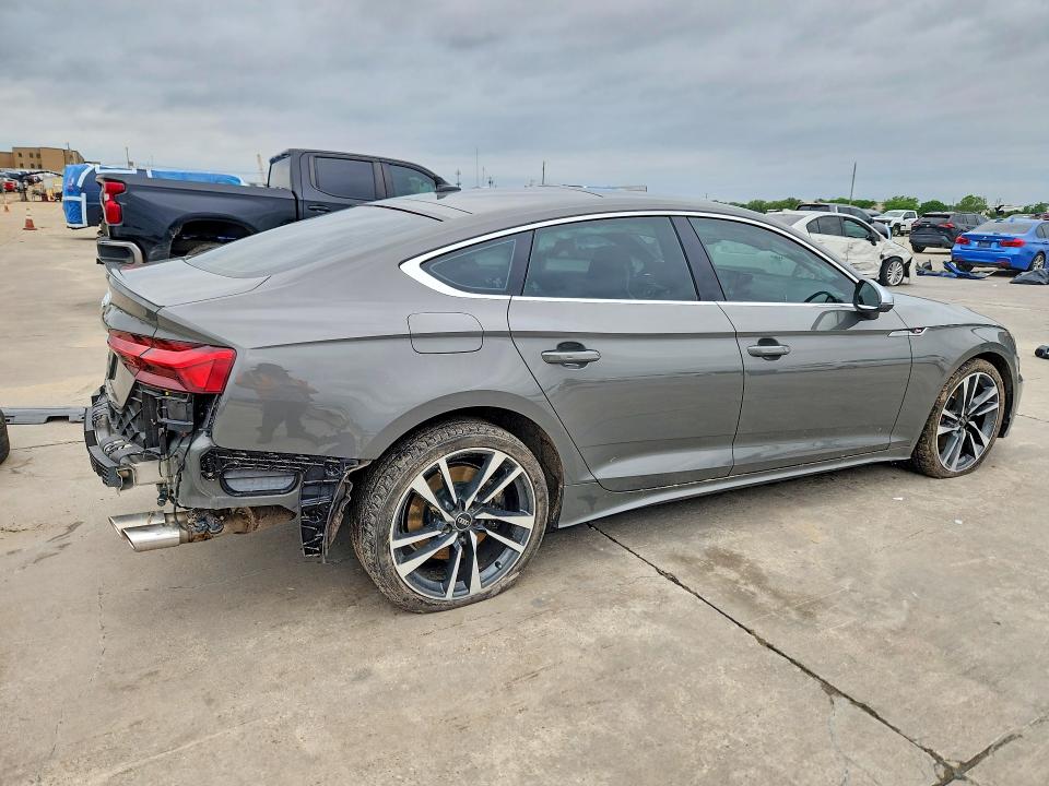 2024 Audi S5 VIN WAUC4CF51RA104653 COPART salvage auction — SIDE, TX - CERTIFICATE OF TITLE, sold $4,600 on 2026-07-30 (photo 3)