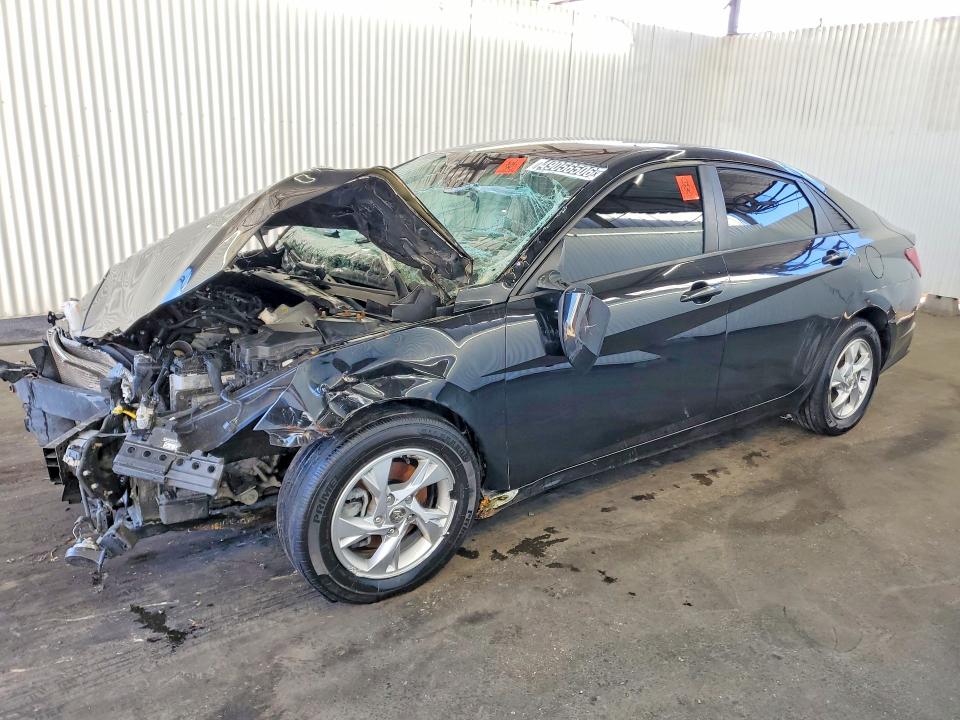 2021 Hyundai Elantra VIN KMHLL4AG2MU213243 COPART salvage auction — FRONT END, Fl - Certificate Of Title, sold $375 on 2026-07-28 (photo 1)