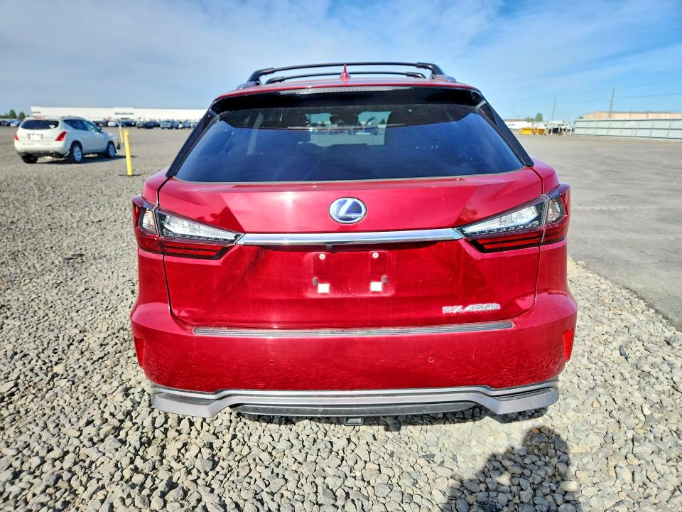 2016 Lexus Rx 450h VIN 2T2BGMCA1GC002884 COPART salvage auction — NORMAL WEAR, FL - CERTIFICATE OF TITLE, sold $2,950 on 2026-07-22 (photo 6)