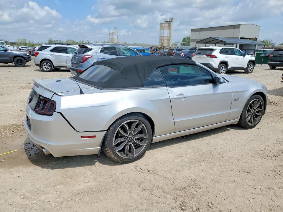 2014 Ford Mustang VIN 1ZVBP8FFXE5249962 COPART salvage auction — REAR END, Ks - Cert Of Title-Salvage, sold $2,100 on 2026-07-02 (photo 3)
