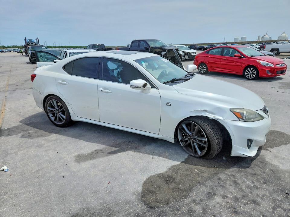 2012 Lexus Is VIN JTHBF5C20C5163576 COPART salvage auction — FRONT END, LA, sold $900 on 2026-07-15 (photo 4)