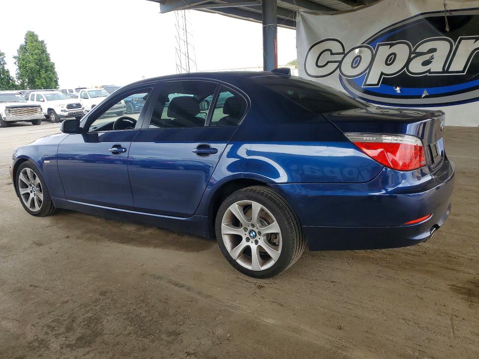 2008 BMW 5er VIN WBANV93568CZ67979 COPART salvage auction — FRONT END, Ca - Salvage Certificate, sold $1,350 on 2026-07-02 (photo 2)